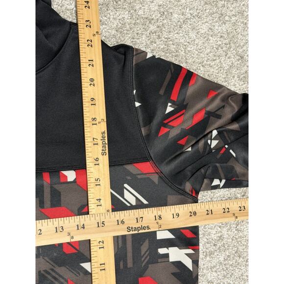 Under Armour Hoodie Boys Youth Large Long Sleeve Logo Black & Red COOL DESIGN - Picture 6 of 6